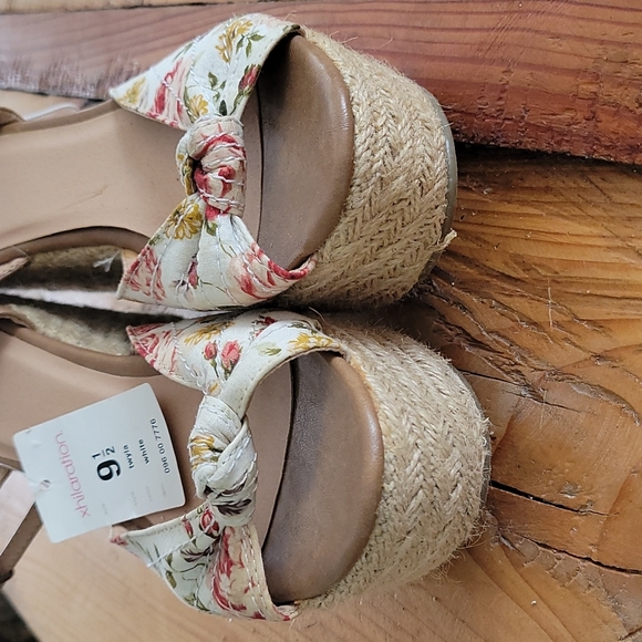 Xhileration chunky wedge espadrille opentoe sandal - Picture 4 of 12